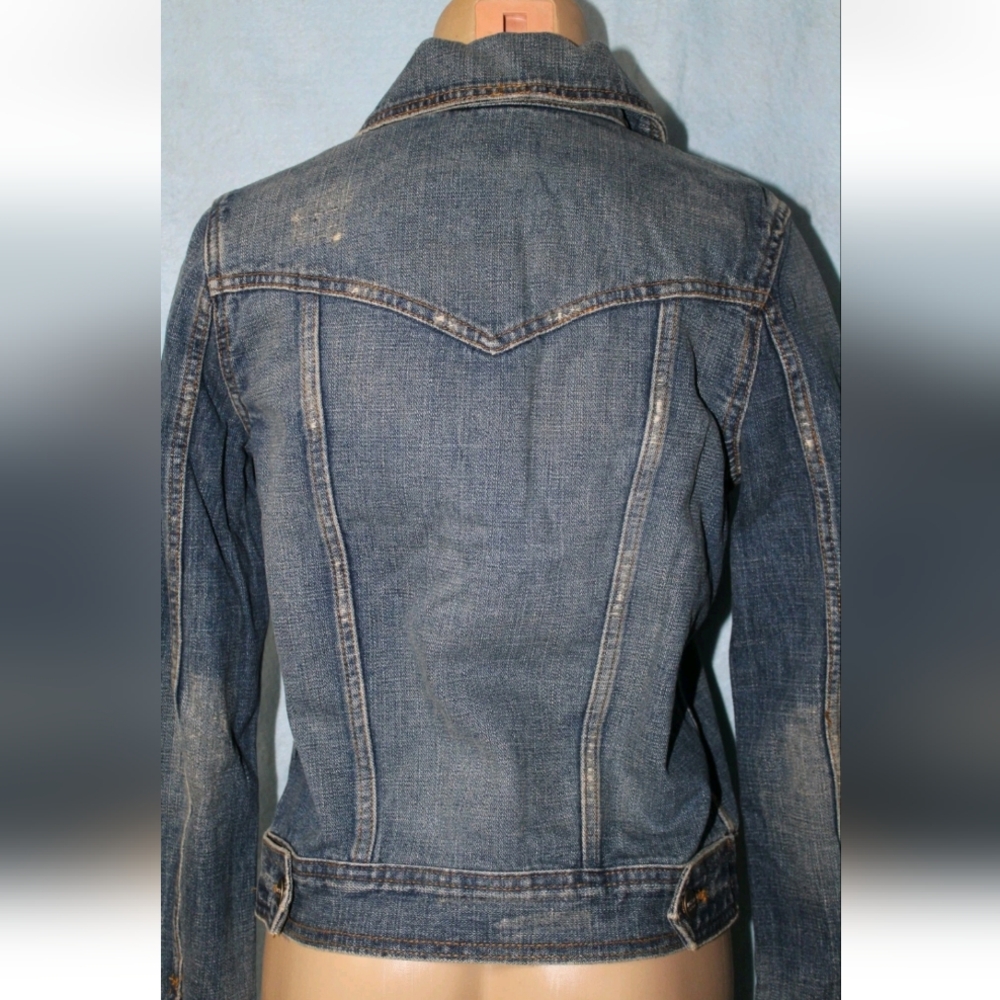Denim Jacket Large Lg - Picture 2 of 6
